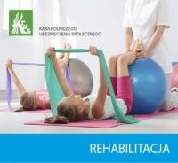 Grafika informująca o rehabilitacji w ramach KRUS