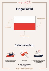Plakat o fladze Polski
