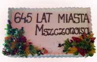 Tort z okazji 645-lecia Mszczonowa